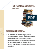 Tipos de Fluidez Lectora