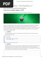 Como Usar Os Métodos Mágicos No PHP - Blog School of Net