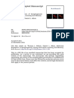 Molecular Regulation of Synaptogenesis During Associative Learning and Memory