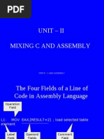 UNIT - 2 C and Assembly