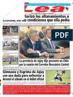 Periódico Lea Jueves 23 de Agosto Del 2018