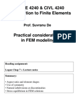 MANE 4240 & CIVL 4240 Introduction To Finite Elements: Prof. Suvranu de