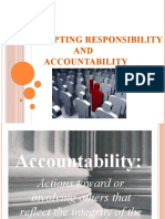 Accepting Responsibility AND Accountability