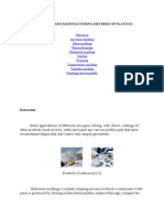 Commonly Used Manufacturing Methods of Plastics