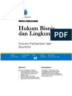 Modul 12 - Hukum Perbankan Dan Asuransi