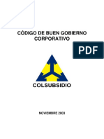 Código Del Buen Gobierno Corporativo