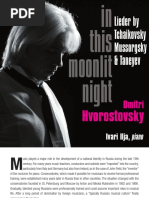 Dmitri Hvorovsky - in This Moonlit Night Lieder by Tchaikovsky, Taneyev