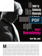 Dmitri Hvorovsky - in This Moonlit Night Lieder by Tchaikovsky, Taneyev