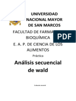 Analisis Secuencial de Wald