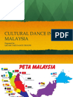 Cultural Dance in Malaysia: Prepared By: Legasi Tari Dance Troupe