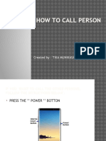 How To Call Person: Created By: Tika Munikasari