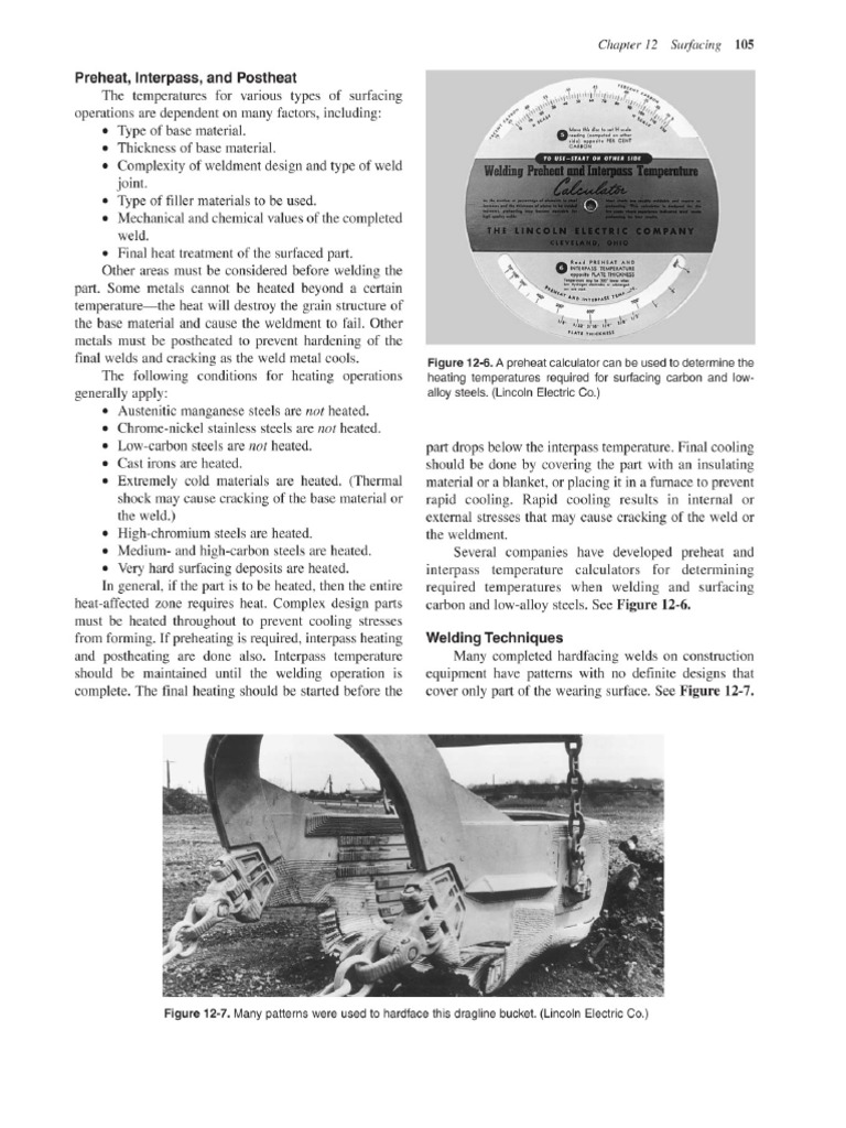 Lincoln Weld Preheat Calculator PDF