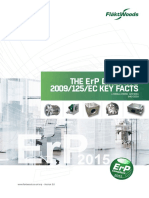 The Erp Directive 2009/125/EC KEY FACTS: REGULATIONS 327/2011 640/2009