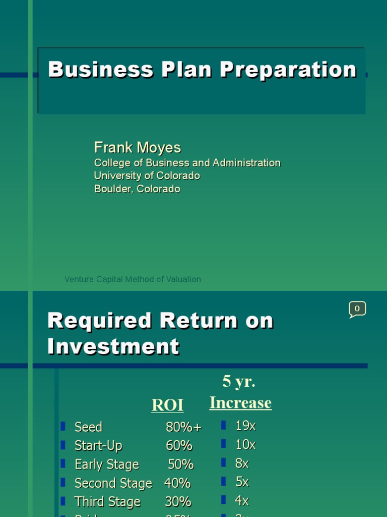 Venture Capital Method of Valuation2171 PDF | PDF | Valuation (Finance ...