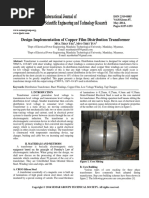 Design Implementation of Copper Film Distribution Transformer