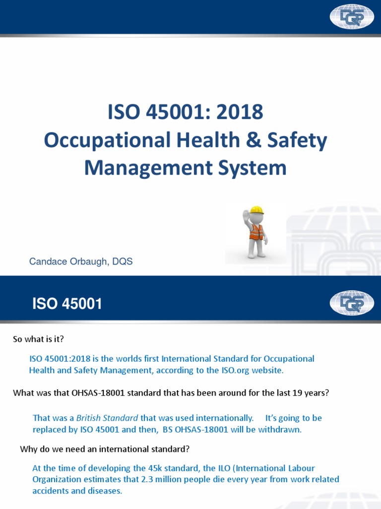 ISO 45001 Transition from OHSAS 18001 | PDF | Occupational Safety And ...