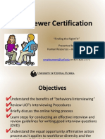 Interviewer Certification