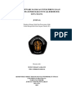 Aplikasi Software WaterCAD Untuk Perencanaan Jaringan Pipa Di Perumahan Puncak Borobudur Kota Malang Wiwit Indah Yamianti 115060413111002 PDF