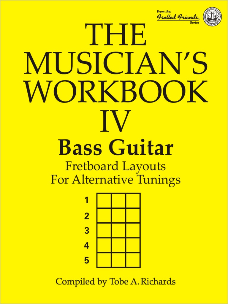 Bass Guitar Fretboard for Tunings | PDF | Bass Guitar | Necked Lutes