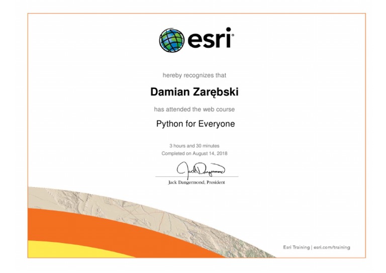 Python For Everyone Certificate | PDF