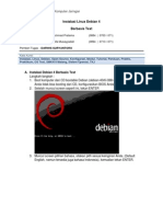 Download Tutorial Instalasi Linux Debian 4 by Mirzarachmad SN38689185 doc pdf