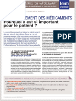 Essentiel-Conditionnement Du Medicament