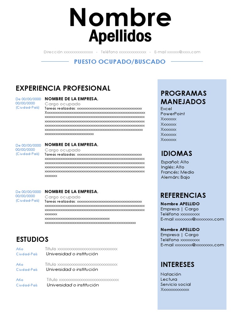 How to write a curriculum vitae picture