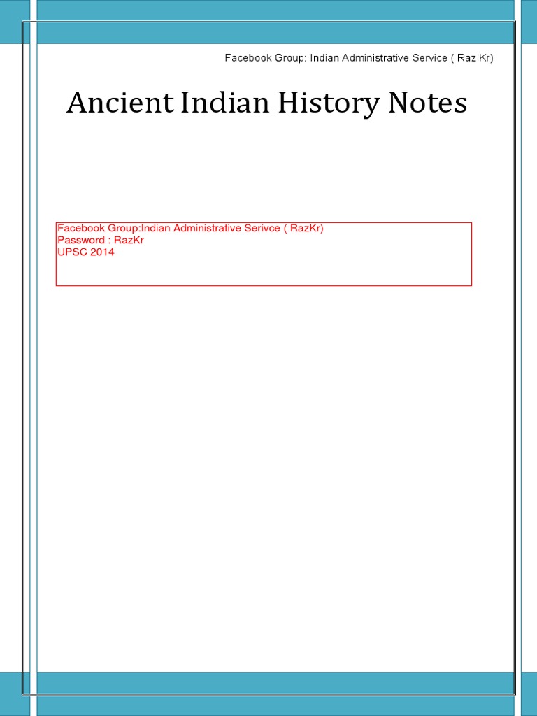 UPSC Prep: Ancient Indian History | PDF | Ashoka | Dharma