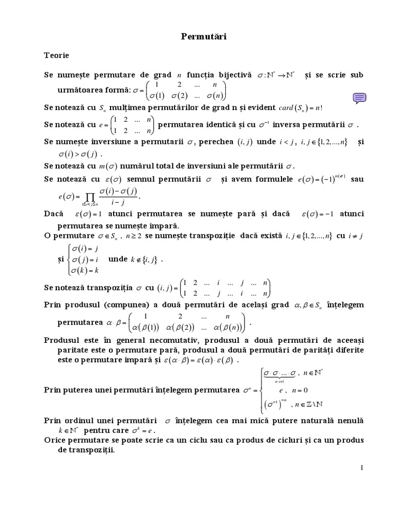 Permutari | PDF