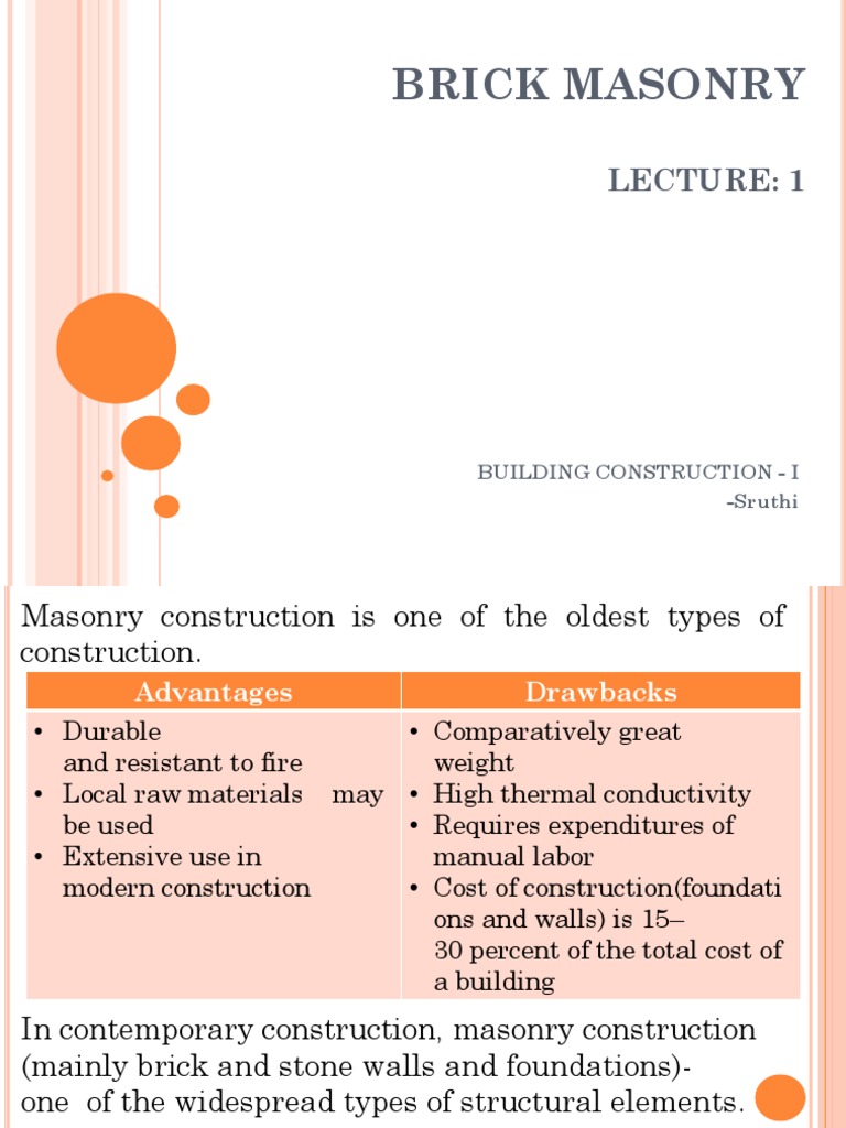 Brick Masonry Pdf Masonry Brick