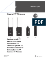 Shure FP Wireless System Manual