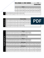 NTSE Chandigarh Answer Key-1 PDF