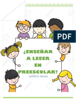 Enseñar A Leer en Preescolar Analisis