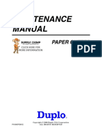 Duplo 660p Maintenance Manual