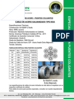 Cable de Acero Boa 6X19 Galvanizado PDF