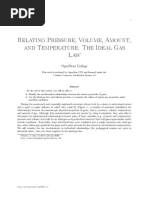 Relating Pressure Volume Amount and Temperature the Ideal Gas Law 4