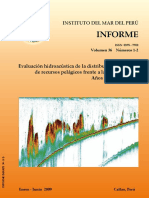 Evaluacion Hidroacustica de La Distribucion y Biomasa de Recursos Pelagicos Frente A La Costa Peruana - IMARPE