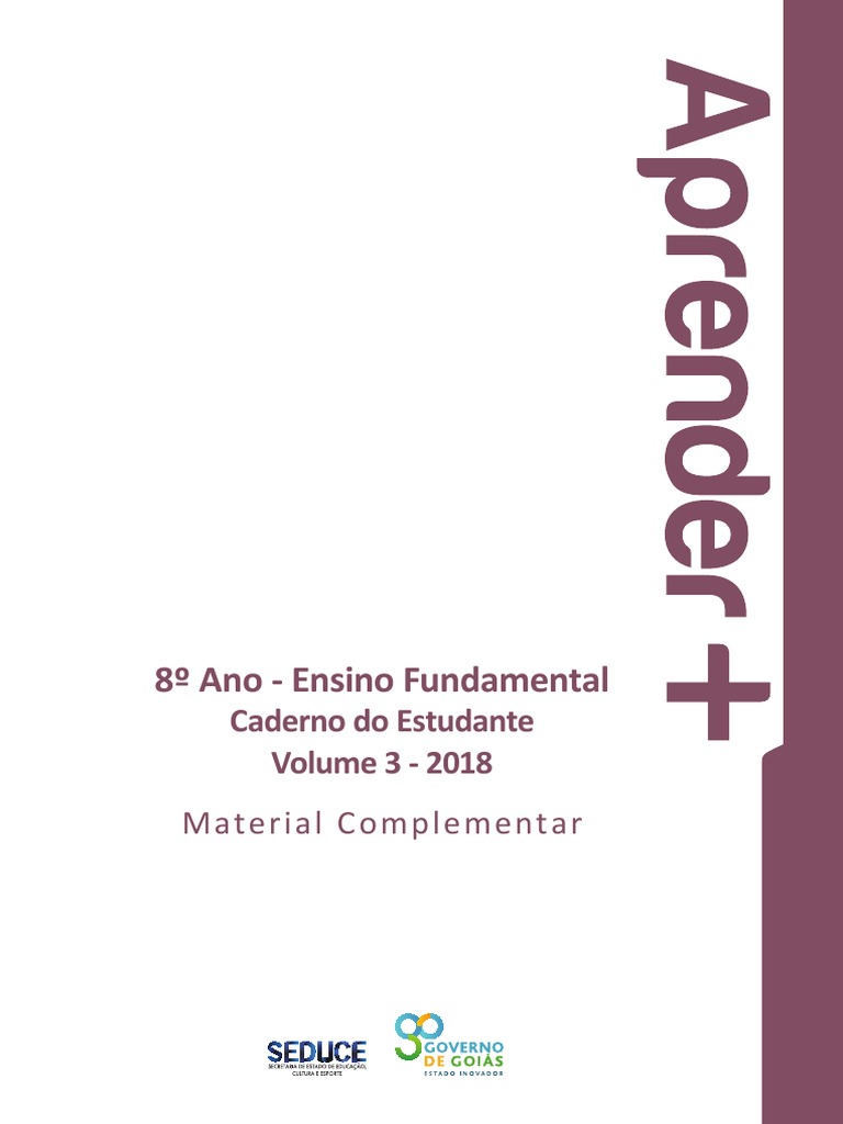 Caderno do Estudante 8º Ano Volume 3 | PDF | Circo | Cor