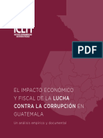 Icefi - Impacto Economico Lucha Contra La Corrupcion Guatemala