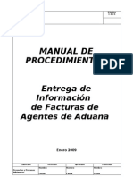 Formato Facturas Agentes Afianzados de Aduana