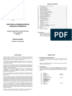 GUIA PARA LA PRESENTACIÓN DE TRABAJOS Evg-1 PDF