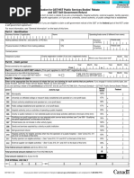 GST/HST Rebate Schedule for PSBs | PDF | Tax Refund | Taxes
