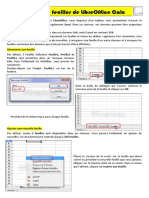 LibreOffice Calc-Les Feuilles