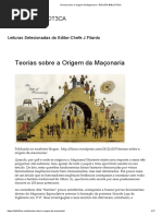 Teorias Sobre a Origem Da Maçonaria – REVISTA BIBLIOT3CA