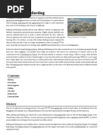 Rock Blasting Method Statement | PDF | Drilling | Nature