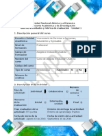 Guía de Actividades y Rúbrica de Evaluación - Unidad 1