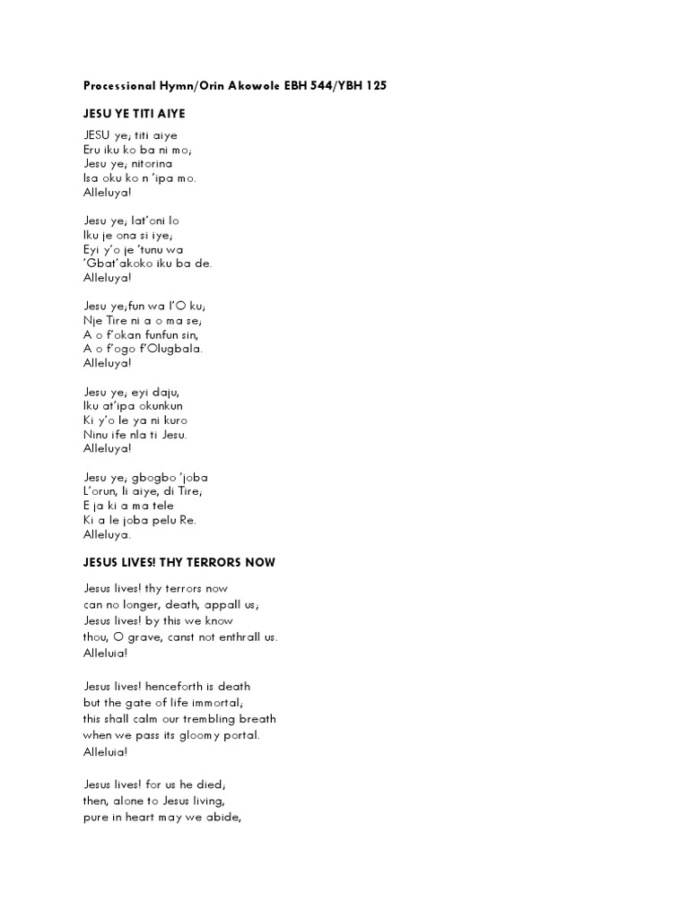 Hymns for the Burial Institutional Songs Religion And The Arts