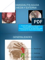 20090610 13 Padecimientos Frecuentes en Orl 2 Faringoamigdalitis Aguda Otitis Externa y Media