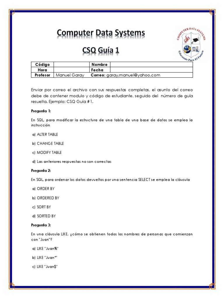 CSQ | PDF | Tecnología