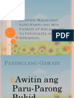 Grade 3 MTB-Wastong Pagbati at Magagalang Na Pananalita